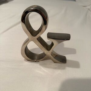 Metal & 6” Tall Silver Tone